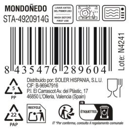 Inde Taza Jumbo Mondoñedo 450 ml Gris, Ø 11.7 x 7.7 cm, 318 g (6 Unidades)