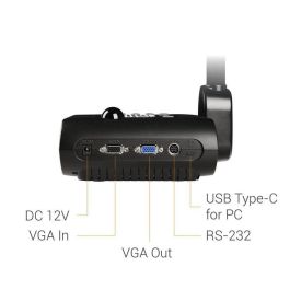 AVer Cámara de Documentos F50+, 13 MP, 4K 60fps, Zoom Óptico 10x, Negro, USB 2.0, 61PF30P000AC