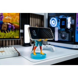 Exquisite Gaming Figura Fortnite Cable Guys Fishstick con Cable USB - Soporte para Smartphone y Accesorios Pequeños 20 cm
