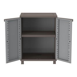 Terry Armario jrattan 370, 1 balda, Gris / antracita, Resina, 68 x 37,5 x 91,5 cm