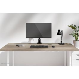 Neomounts DS60-600BL1 Soporte Monitor Individual 10-32", 0-8 kg, Quick-fix, 180°-Stop, Ajustable, Negro