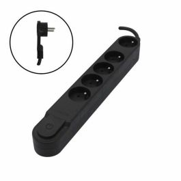 Chacon Regleta 5 tomas de corriente 16A con interruptor, enchufe plano, cable 1.5m HO5VV-F 3x1.5 mm², negra Precio: 24.78999963. SKU: B1JLP6LSPD