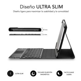 SUBBLIM Funda con Teclado Bluetooth Touchpad KeyTab Pro 9,6" a 10,8" TOUCHPAD Negra SUBBLIM Funda con Teclado Bluetooth Touchpad KeyTab Pro 9,6" a 10,8" TOUCHPAD Negra