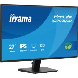 iiyama X2792QSU-B1 Monitor de 27 pulgadas, resolución Quad HD, panel IPS, 3 ms, HDMI+DP+2xUSB