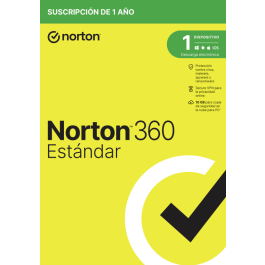 Norton 360 Standard - Antivirus, VPN, Firewall y Copia de Seguridad en la Nube - Licencia de 1 Dispositivo - Compatible con PC - Versión en Español Precio: 28.49999999. SKU: B1A3W3HSA4