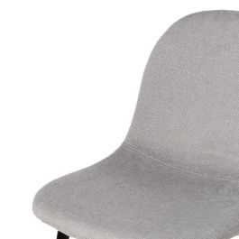 Taburete Gris Tejido-Metal Salón 46 X 48 X 96 cm