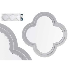 Set 3 Espejos Plastico Flor Plateado Giftdecor 78X26CM (6 Unidades) Precio: 40.49999954. SKU: B1ENGR8H6W