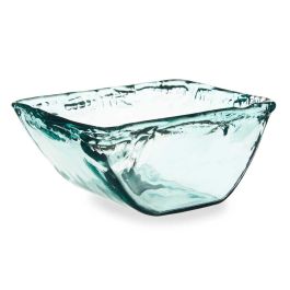 Centro de Mesa Vidrio Mesina 25 cm Giftdecor - Cristal Reciclado Transparente (2 Unidades) Centro de Mesa Vidrio Mesina 25 cm Giftdecor - Cristal Reciclado Transparente (2 Unidades)