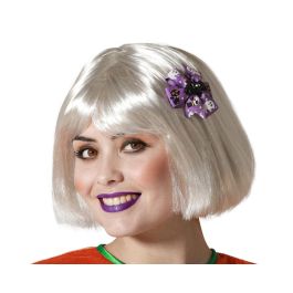 Moño de Cinta Morada para Disfraces Halloween con Gato y Fantasmas Precio: 0.9317. SKU: B176PBPPCC