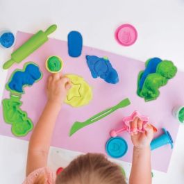 Lexibook LEX3380743110127 - Kit de Dinosaurio en Plastilina Moldeable y Fluorescente