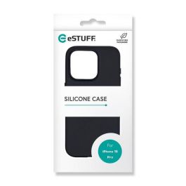 eSTUFF iPhone 15 Pro INFINITE RIGA Silicone Cover - Black - 93% recycled material eSTUFF iPhone 15 Pro INFINITE RIGA Silicone Cover - Black - 93% recycled material