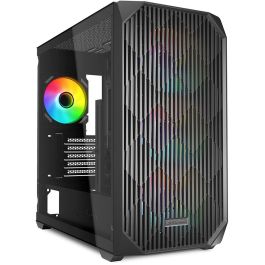 Sharkoon MK3 RGB Micro Torre PC Micro-ATX con 4 Ventiladores RGB, Cristal Templado y Frontal Permeable Negro Precio: 95.5000002. SKU: B14G588HWM