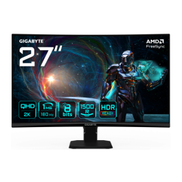Gigabyte GS27QCA Monitor Gaming Curvo 27" QHD 2560 x 1440 180Hz 1ms VA FreeSync HDR Ready HDMI DisplayPort 1.4 Precio: 176.50000049. SKU: B19QWJV9Z9