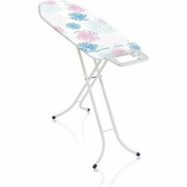 Leifheit 72577 Classic M Tabla de planchar 120x38 cm, regulable en altura, con reposapiernas fijo, metal expandido