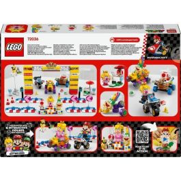 LEGO 72036 Super Mario Mario Kart Set Baby Peach y Gran Premio - Moto de juguete