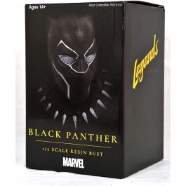 Diamond Collection Figura Busto Black Panther Marvel Comics Legends in 3D Resina Edición Limitada