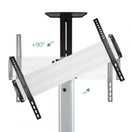 TOOQ Soporte suelo ruedas tv horizontal/vertical 37-70