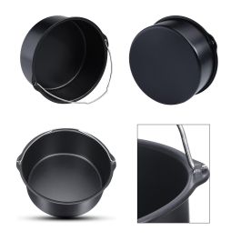 Molde para hornear de 19 cm con asa para Air Fryer Quttin - Inde (8 Unidades) Molde para hornear de 19 cm con asa para Air Fryer Quttin - Inde (8 Unidades)