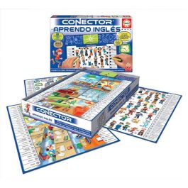 Juego conector aprendo inglés con 8 láminas de 352 preguntas mas puzzle de regalo 2x48 Juego conector aprendo inglés con 8 láminas de 352 preguntas mas puzzle de regalo 2x48