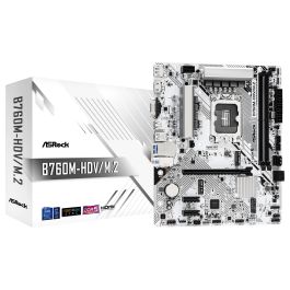 ASRock B760M-HDV/M.2 (1700) Placa Base Micro ATX Intel B760 DDR5-SDRAM para Procesadores Intel LGA 1700 Precio: 96.8899998. SKU: B17S4KHQ9A
