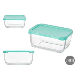 Fiambrera Snow Box Tapa Verde 790Ml Pasabahce 16X7CM (12 Unidades)