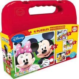 Educa Puzzles Progresivos Mickey Mouse 12-16-20-25 Piezas en Maletín Para Niños 3-6 Años Precio: 9.99944. SKU: S2403637