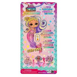 L.O.L. Surprise Muñeca Tween Sirena Cleo Cove - Cola Cambia de Color - 25,4x12,7x6,35 cm - Edad 4+ Años L.O.L. Surprise Muñeca Tween Sirena Cleo Cove - Cola Cambia de Color - 25,4x12,7x6,35 cm - Edad 4+ Años