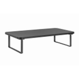 Gembird MS-TABLE-03 Soporte de Escritorio Compacto para Monitor y Portátil, Diseño Rectangular, se adapta a cualquier escritorio, Negro