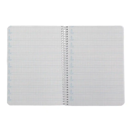 Liderpapel Pautaguía Cuaderno Espiral A5 Tapa Blanda 40 Hojas 75gr Cuadro Pautado 4mm Color Amarillo