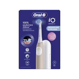 Oral-B iO Series 2 Cepillo Eléctrico Recargable - 3 Modos (Diario, Sensible, Super Sensible) con Sensor de Presión y Estuche de Viaje - Color Rosa Calm