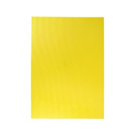 Goma Eva Ondulada Liderpapel 50x70 cm 2,2 mm De Espesor Amarillo 10 unidades