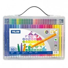 Milan Rotuladores Punta Cónica Colores Surtidos Maletín 50 Ud Precio: 13.50000025. SKU: S8413172