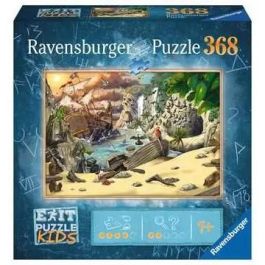 Ravensburger Exit Puzzle Kids Das Piratenabenteuer 368 Piezas - Rompecabezas de Fantasía para Niños 9+ Años