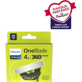 Philips QP440/50 Cabezal de Afeitar OneBlade - Pack 4 Hojas de Repuesto 360 Precio: 54.49999962. SKU: B15JEK7TLB