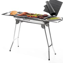 Pack Barbacoa Plegable de Acero Inoxidable para Carbón y Esterilla para Horno y Barbacoa InnovaGoods Pack Barbacoa Plegable de Acero Inoxidable para Carbón y Esterilla para Horno y Barbacoa InnovaGoods Precio: 97.49999952. SKU: B1ENA8ZS7N