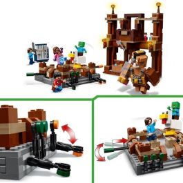 LEGO Minecraft 21272 The Woodland Manor Ring - Juego de construcción para niños a partir de 10 años