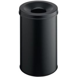 Durable Papelera Safe redonda 30 litros negra