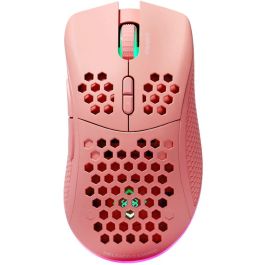 Deltaco Gaming GAM-120-P Ratón Inalámbrico, RGB Rosa
