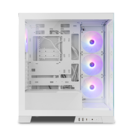 NOX Hummer Glock Midi Tower Blanca Caja PC Semitorre Cristal Templado Gaming