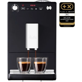 Melitta E950-101 Cafetera Espresso Automática con Molinillo Caffeo Solo - Negro