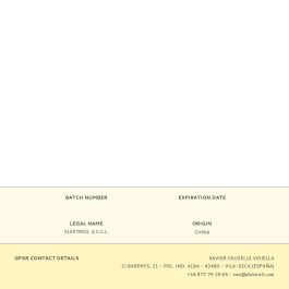 Recambio cesta para 07584 19x14x8cm edm Recambio cesta para 07584 19x14x8cm edm