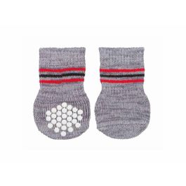 Calcetines Trixie Gris S/M Perro Calcetines Trixie Gris S/M Perro