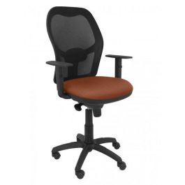 Silla Piqueras Y Crespo Jorquera Brazos Regulables Mecanismo Sincro Con Regulador De Tension Respaldo De Malla Negra Y Asiento Tapizado Bali Marron Precio: 319.50000027. SKU: S5702837