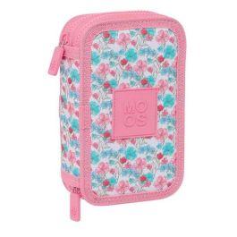 Safta Plumier Doble Pequeño Reciclado Moos Flores 28 Piezas 12,5x19,5x4 cm Precio: 12.59000039. SKU: B1D9F365JG