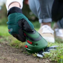 Bosch Juego de 2 Cuchillas Isio para Cortasetos, Liviano y Ergonómico, Batería 3,6V
