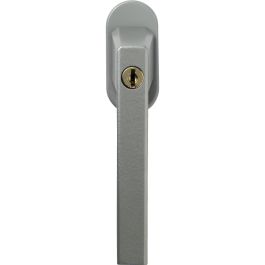 ABUS FG110 Manilla de Cierre para Ventana, Cerradura de Cilindro, Plata, Monocromo, 31mm de Ancho