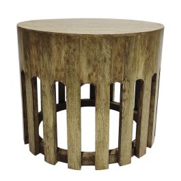 DKD Home Decor Mesita Auxiliar Urban de madera de Mango Marrón 46 x 38 x 46 cm Precio: 89.95000003. SKU: B1F4XBND4K