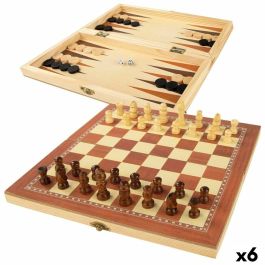 Tablero de Ajedrez y Damas CB Games Madera Backgammon (6 Unidades) Precio: 56.89000009. SKU: B1KJW5F6A2