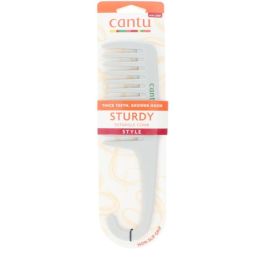 Cantu Peine Desenredante Dientes Gruesos para Cabello Rizado, Ondulado y Afro - Wash Day Comb Resistente