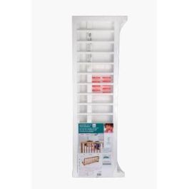 NIDALYS - Barra de cama blanca 120 cm - Estándar BS NIDALYS - Barra de cama blanca 120 cm - Estándar BS